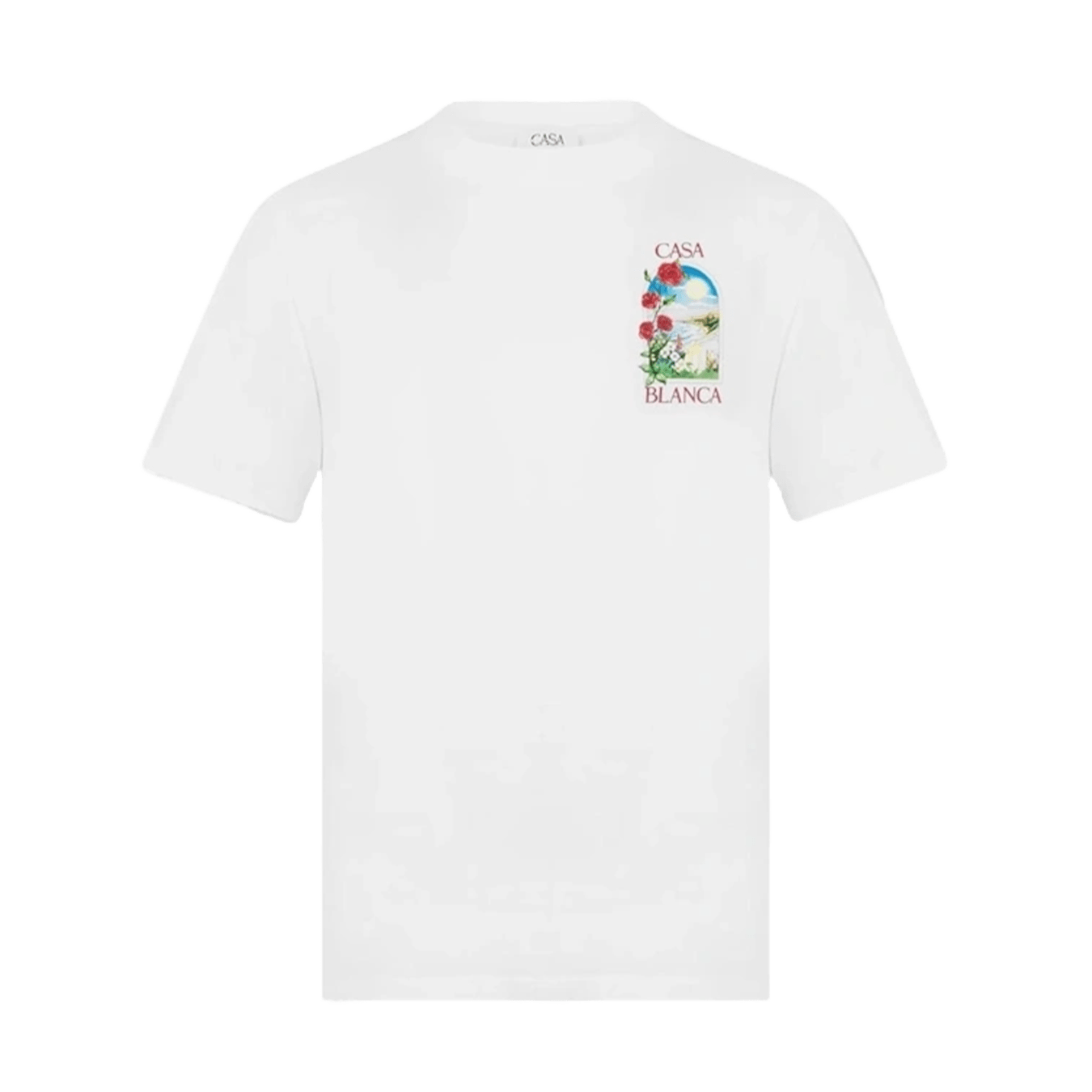 Casablanca LA Days T-Shirt 'White' — XXS — Front View