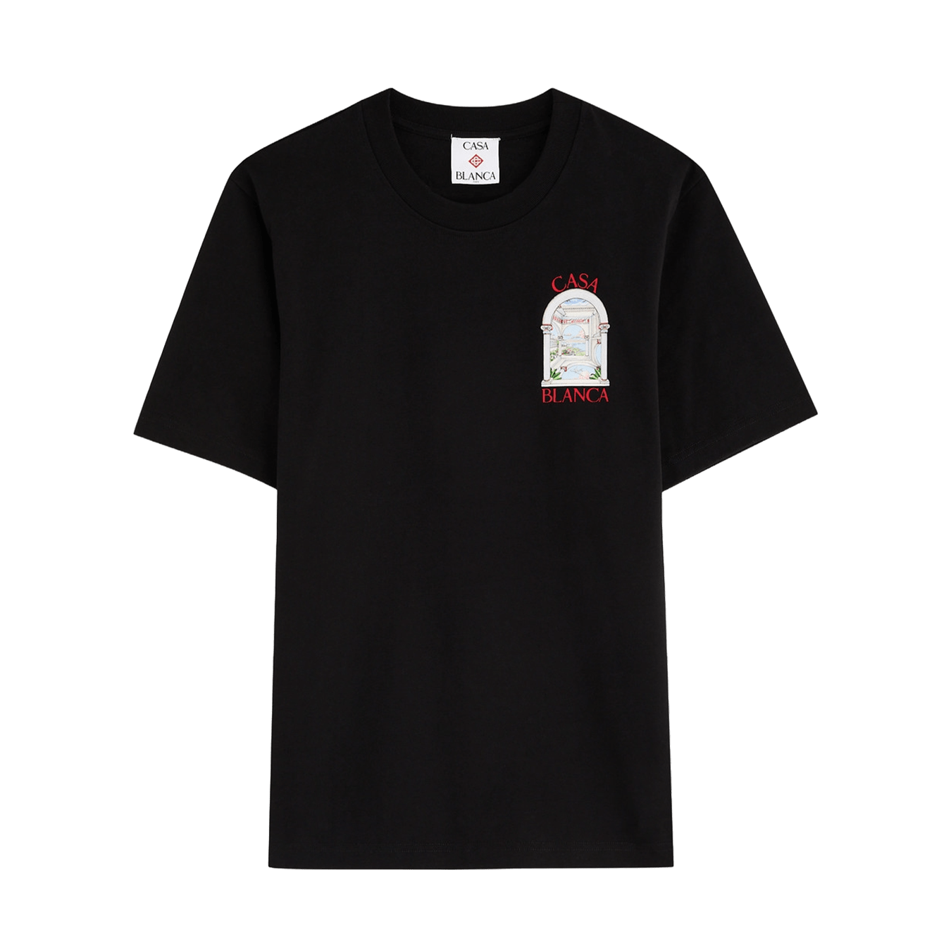 Casablanca Le Passage T-Shirt 'Black' — XXS — Front View