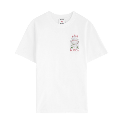 Casablanca Le Passage T-Shirt 'White' — XXS — Front View