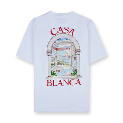 Casablanca Le Passage T-Shirt 'White' — XXS — Side View