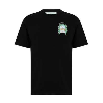 Casablanca L'Arche Tennis Club T-Shirt 'Black' — XXS — Front View
