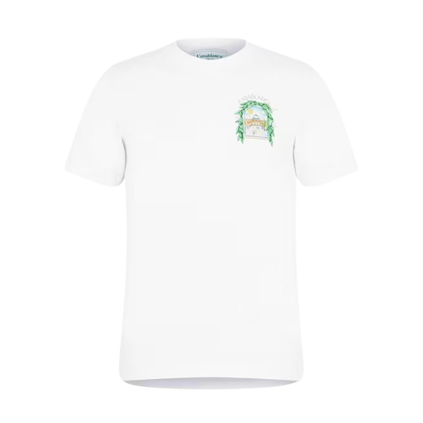 Casablanca L'Arche Tennis Club T-Shirt 'White' — XXS — Front View