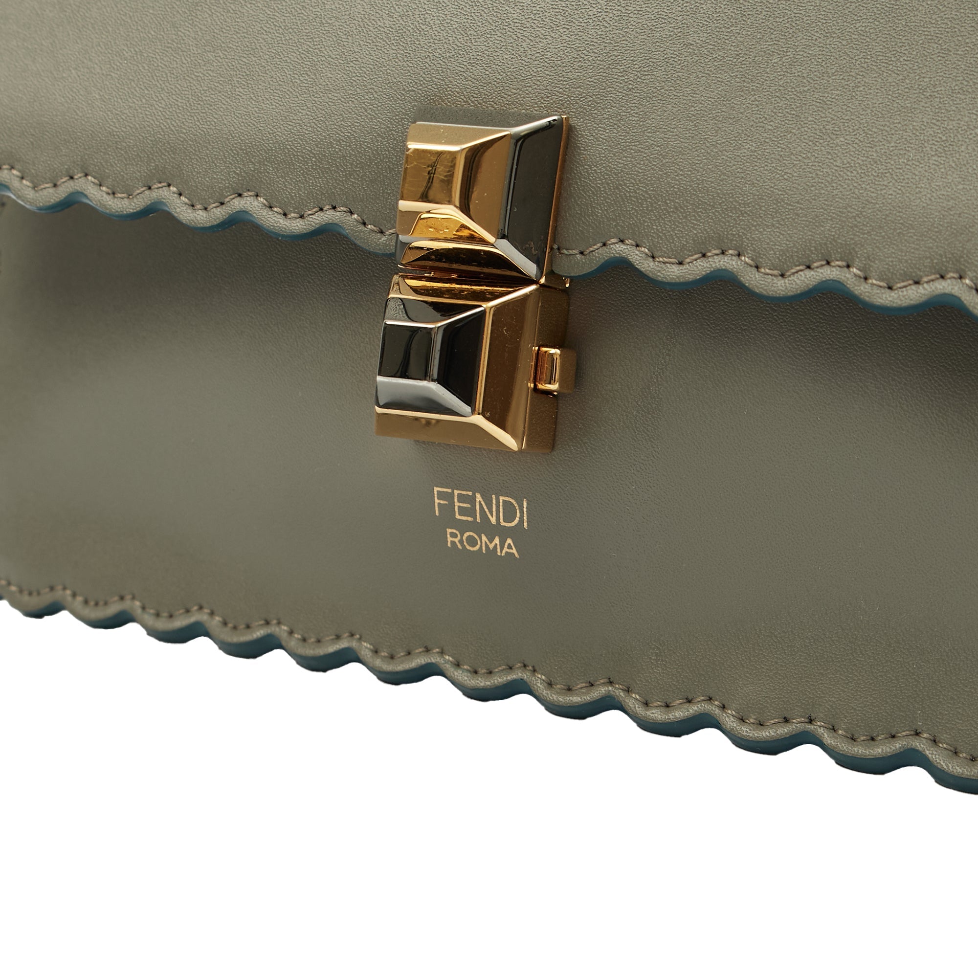 Fendi Cross Body Kan I - Small in Blue, Leather — Alternate View 18