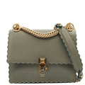 Fendi Cross Body Kan I - Small in Blue, Leather — Front View