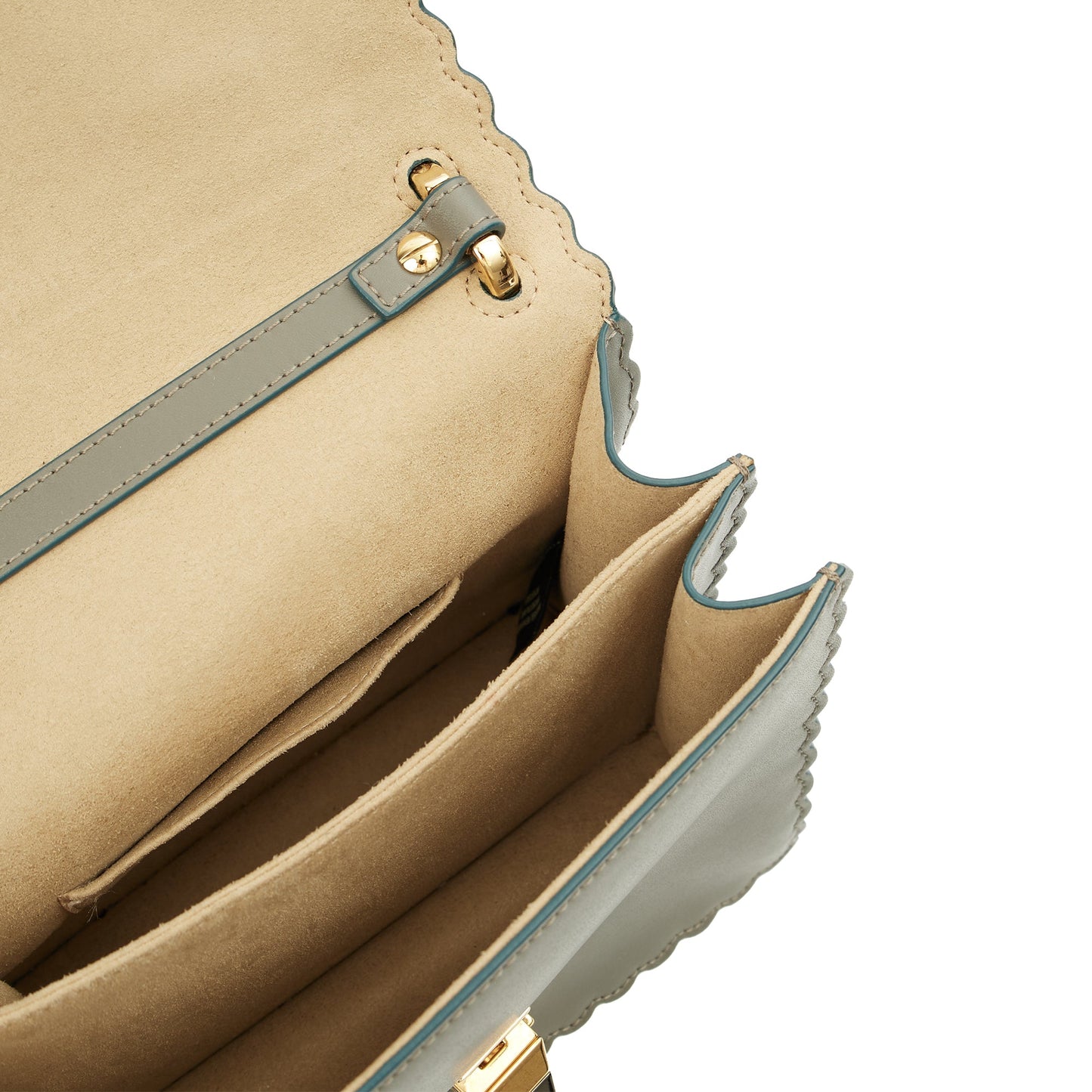 Fendi Cross Body Kan I - Small in Blue, Leather — Alternate View 11