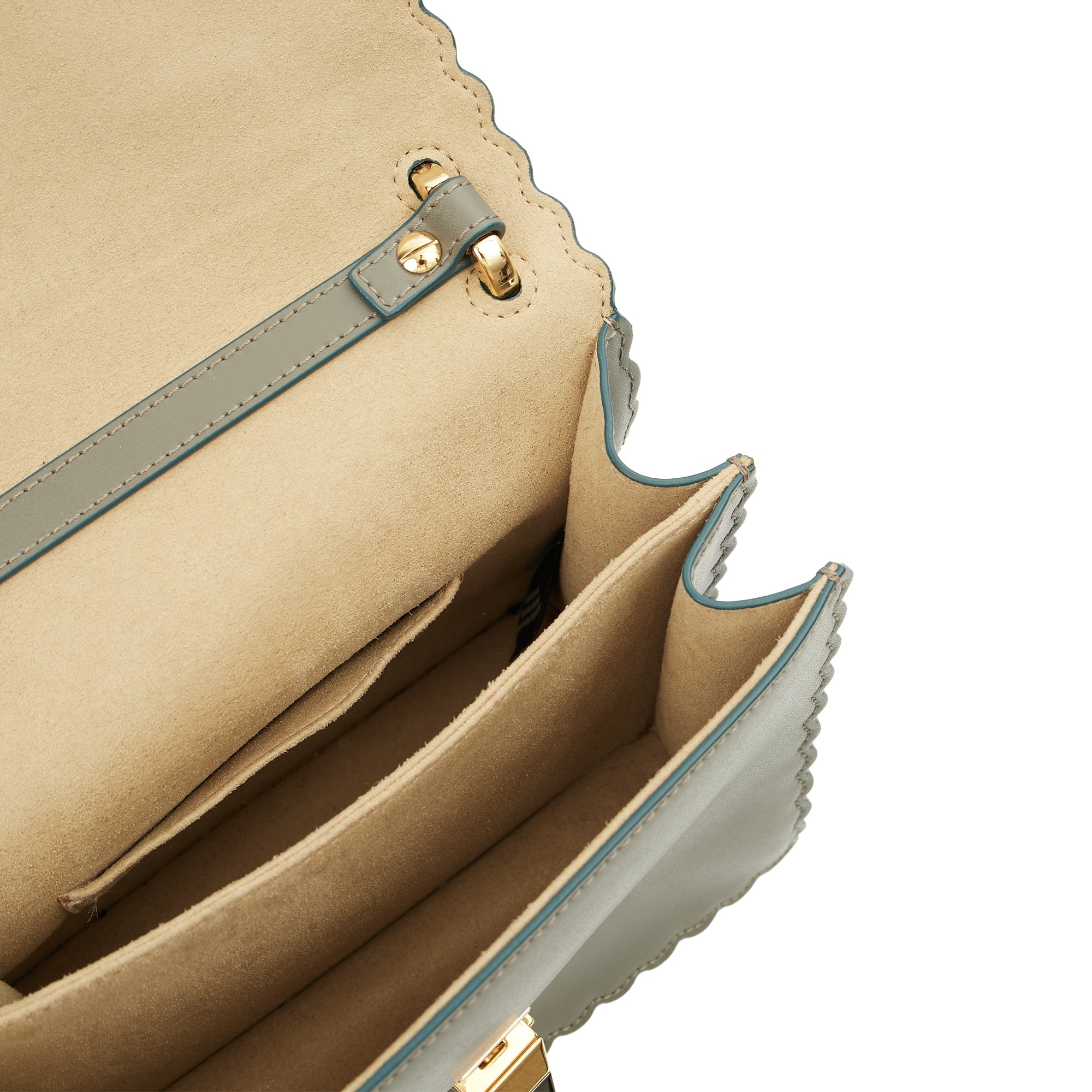 Fendi Cross Body Kan I - Small in Blue, Leather — Alternate View 11