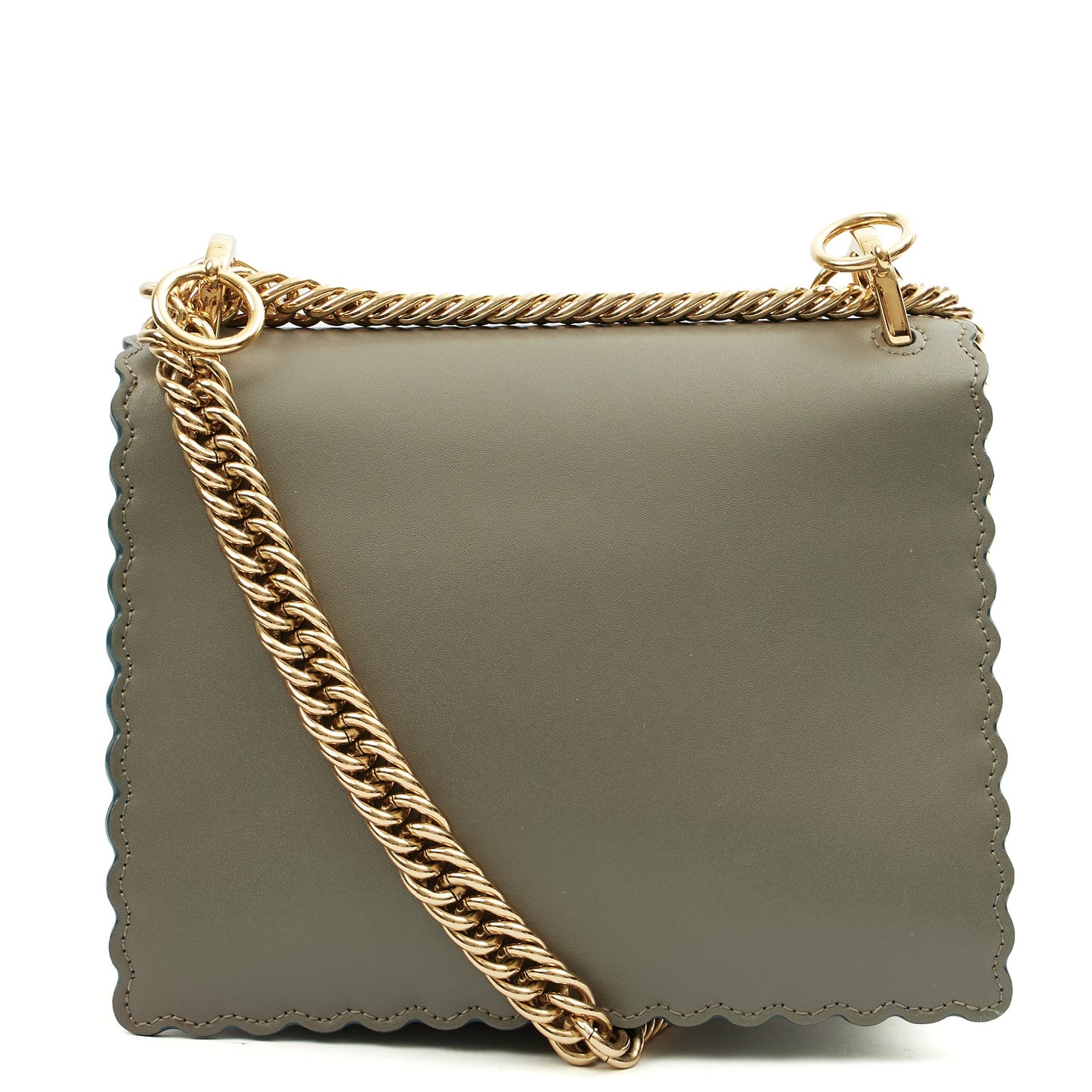 Fendi Cross Body Kan I - Small in Blue, Leather — Alternate View 9