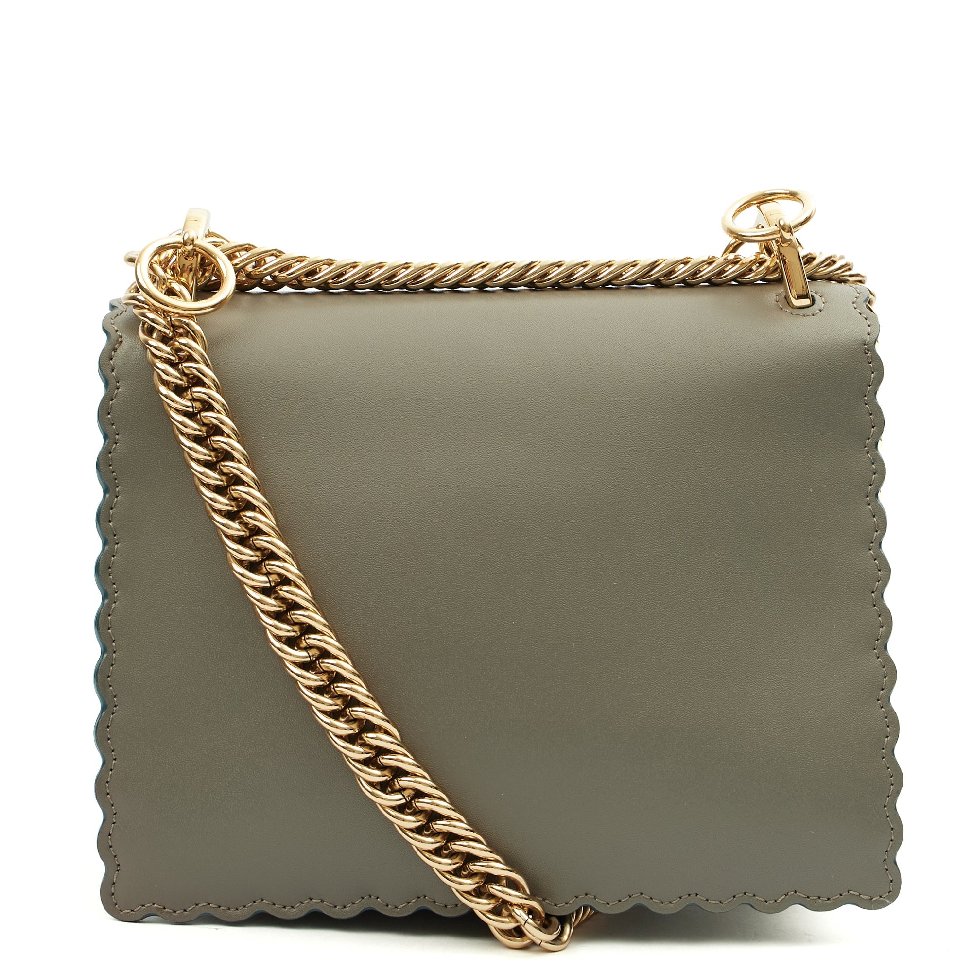 Fendi Cross Body Kan I - Small in Blue, Leather — Alternate View 15