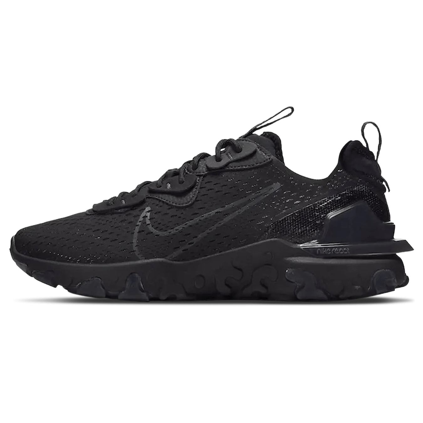 Nike React Vision 'Triple Black' — UK 3 | EU 35.5 | US 3.5 — Front View