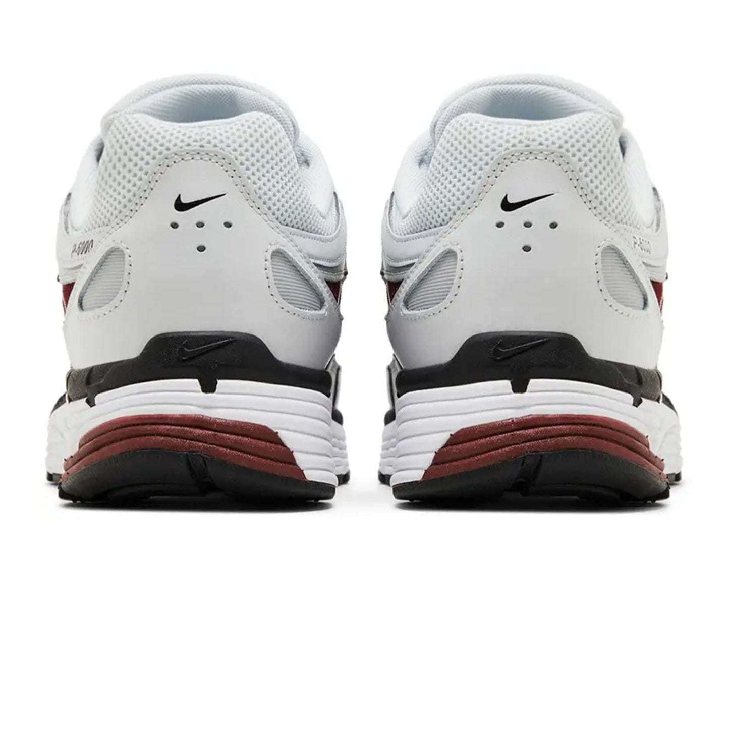 Nike P-6000 'Pure Platinum Team Red' — UK 3 | EU 35.5 | US 3.5 — Back View