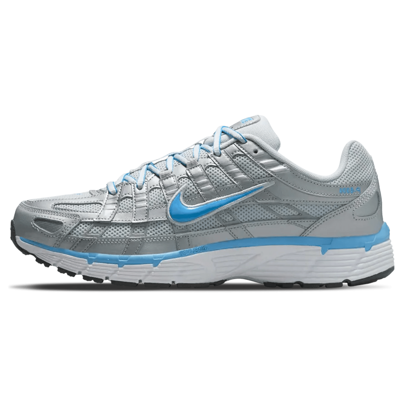 Nike P-6000 'Metallic Platinum University Blue' — UK 3 | EU 35.5 | US 3.5 — Front View