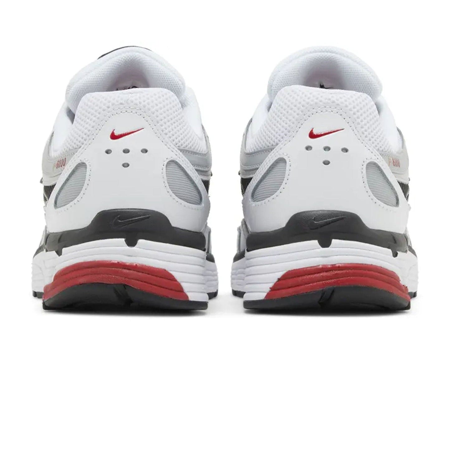 Nike P-6000 'Platinum Varsity Red' — UK 3 | EU 35.5 | US 3.5 — Top View