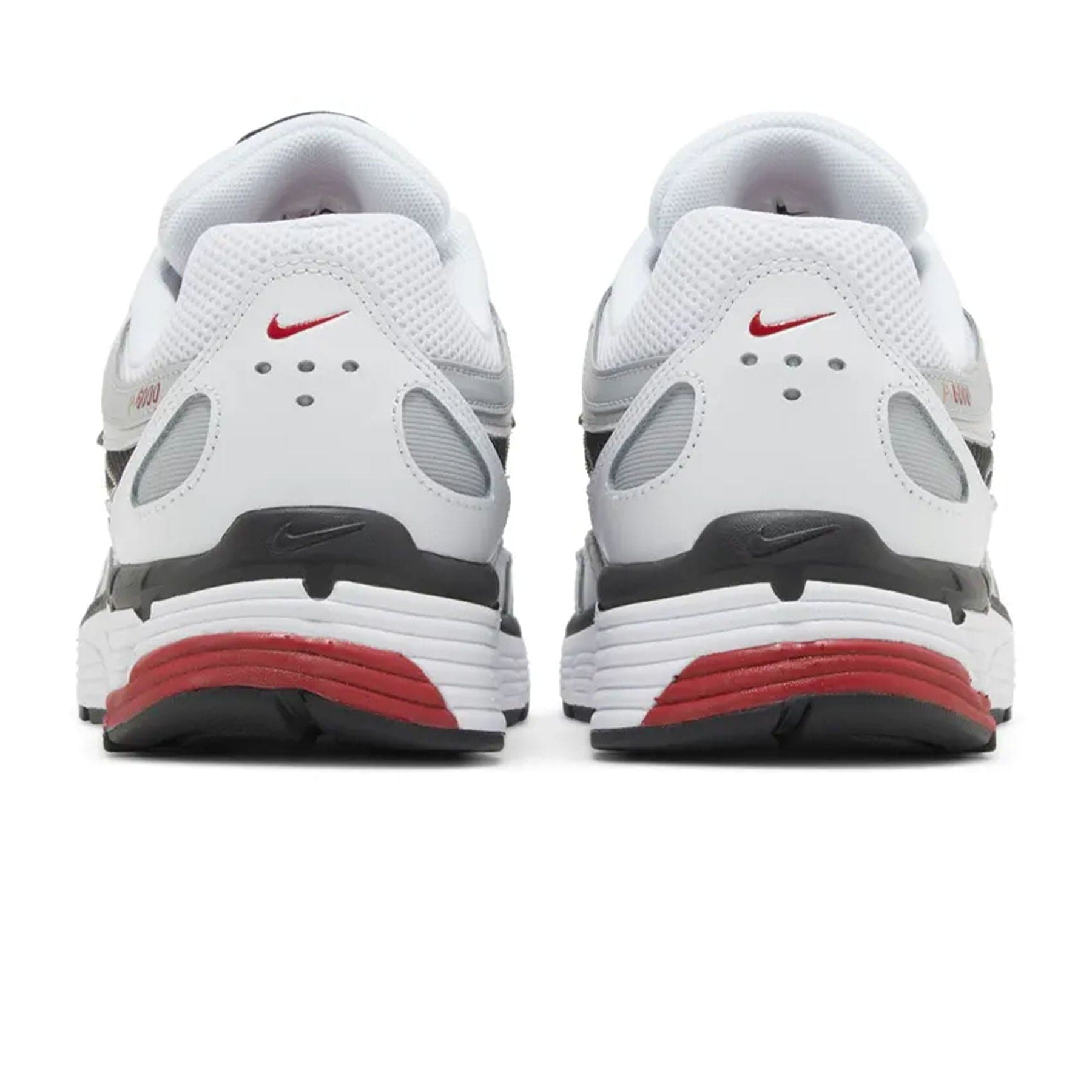 Nike P-6000 'Platinum Varsity Red' — UK 3 | EU 35.5 | US 3.5 — Top View