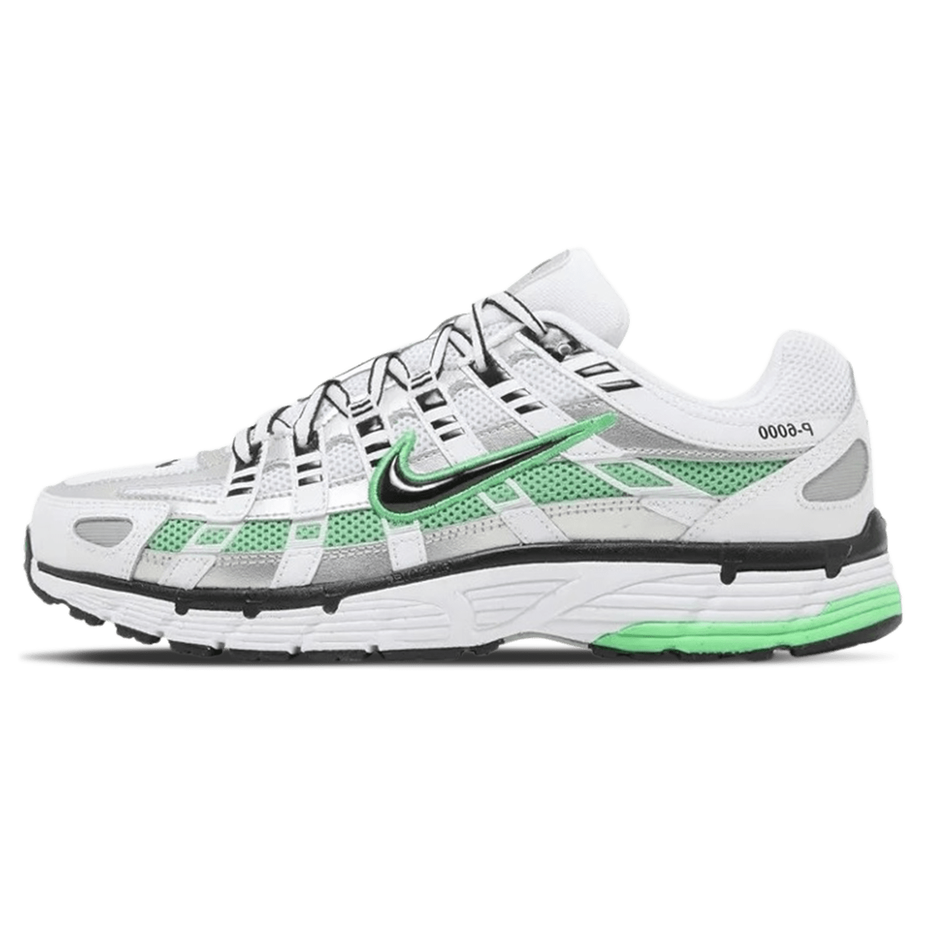 Nike P-6000 'White Spring Green' — UK 3 | EU 35.5 | US 3.5 — Front View