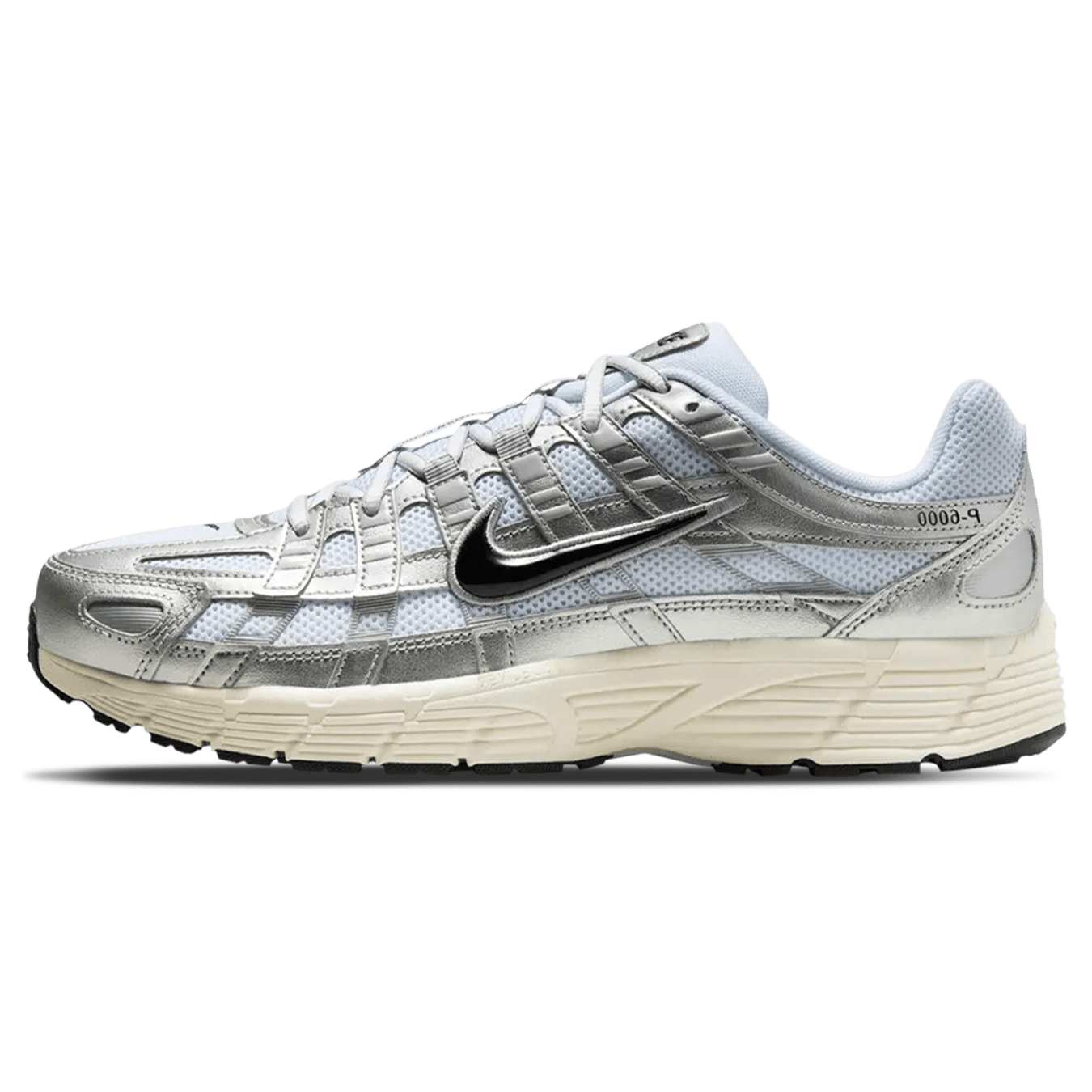 Nike P-6000 'Metallic Flat Silver' — UK 3 | EU 35.5 | US 3.5 — Front View