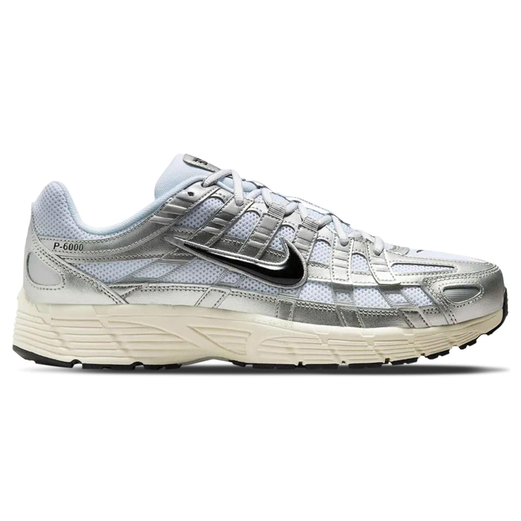 Nike P-6000 'Metallic Flat Silver' — UK 3 | EU 35.5 | US 3.5 — Side View