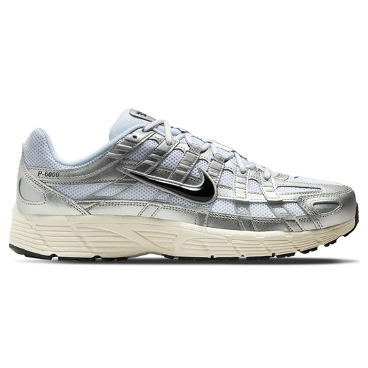 Nike P-6000 'Metallic Flat Silver' — UK 3 | EU 35.5 | US 3.5 — Side View