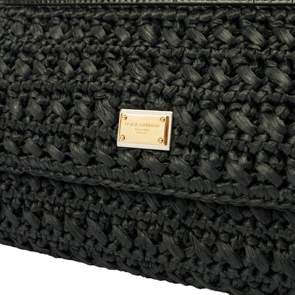 Dolce & Gabbana Top Handle Sicily - Small in Black, Other — Alternate View 12