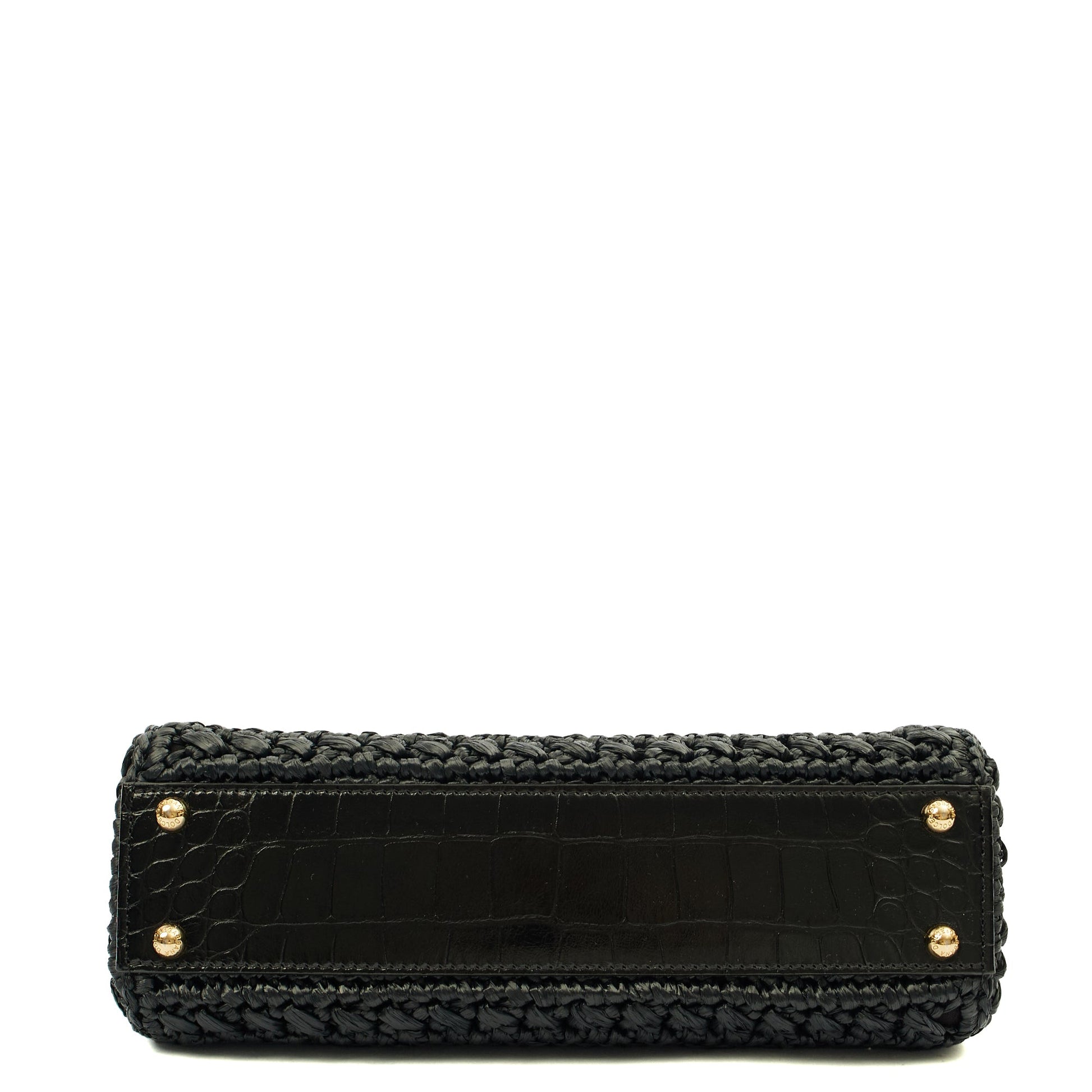 Dolce & Gabbana Top Handle Sicily - Small in Black, Other — Alternate View 10