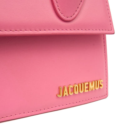 Jacquemus Top Handle Le Chiquito in Pink, Leather — Alternate View 13