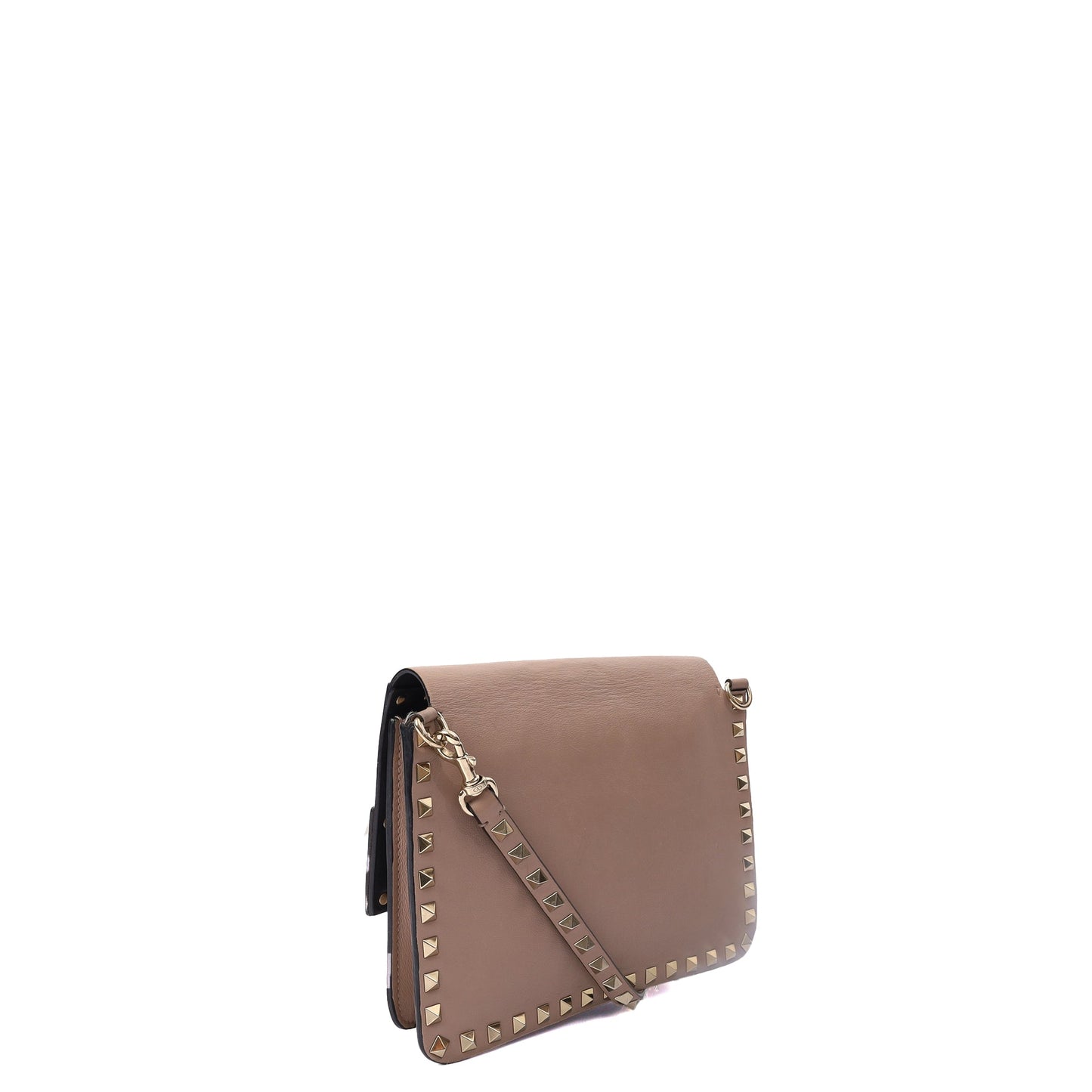 Valentino Cross Body Rockstud Camera Bag in Pink, Leather — Side View