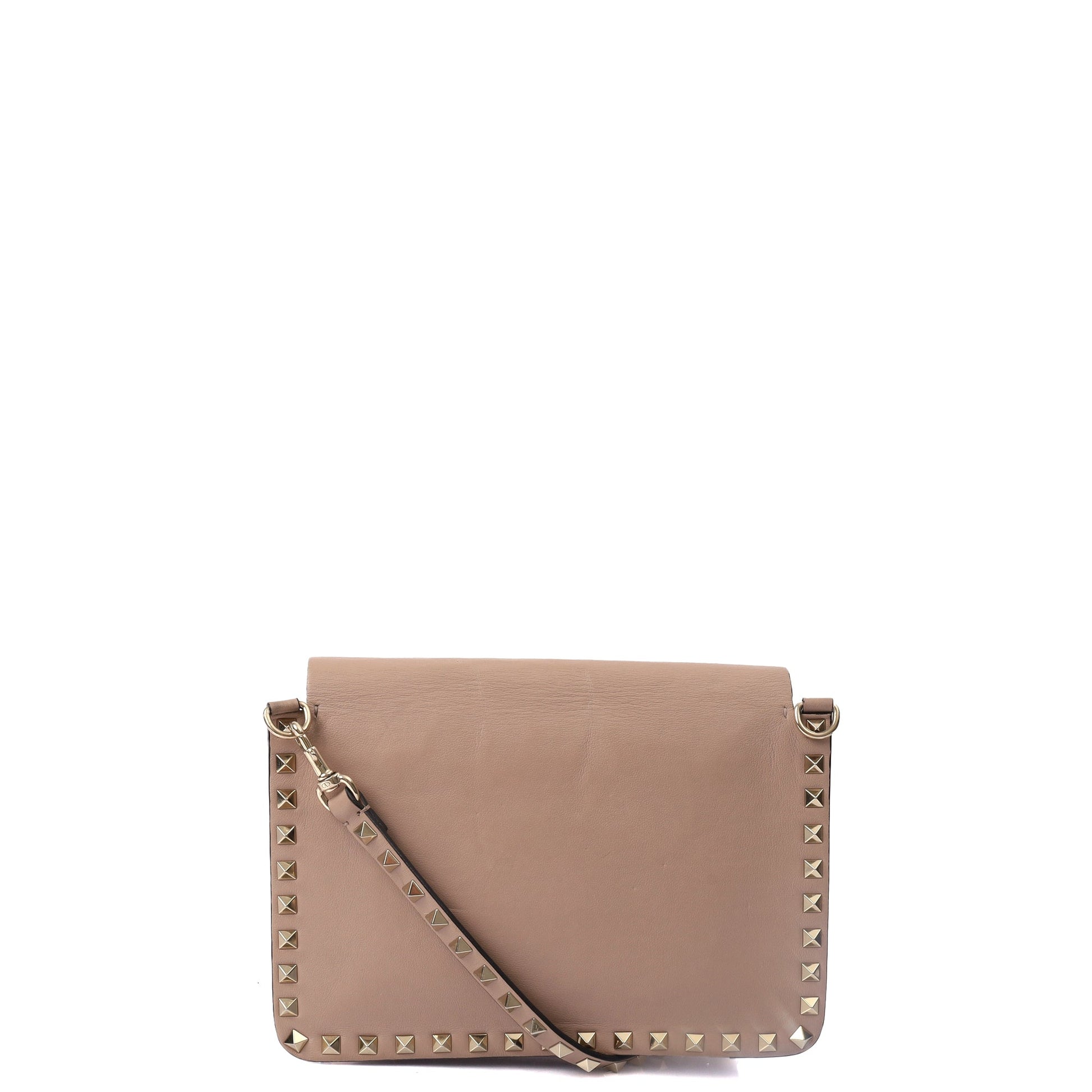 Valentino Cross Body Rockstud Camera Bag in Pink, Leather — Back View