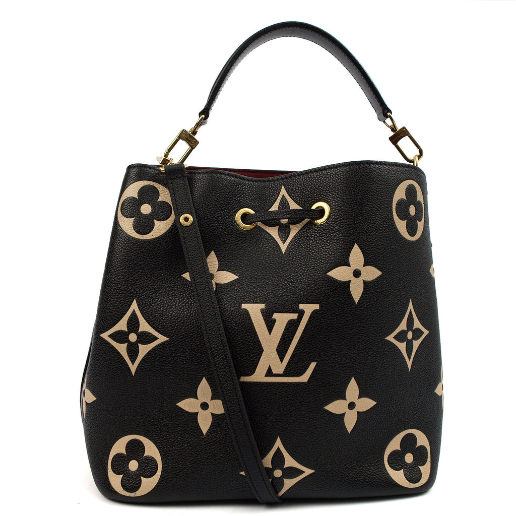 Louis Vuitton Tote NeoNoe in Monogram, Empreinte Leather — Top View