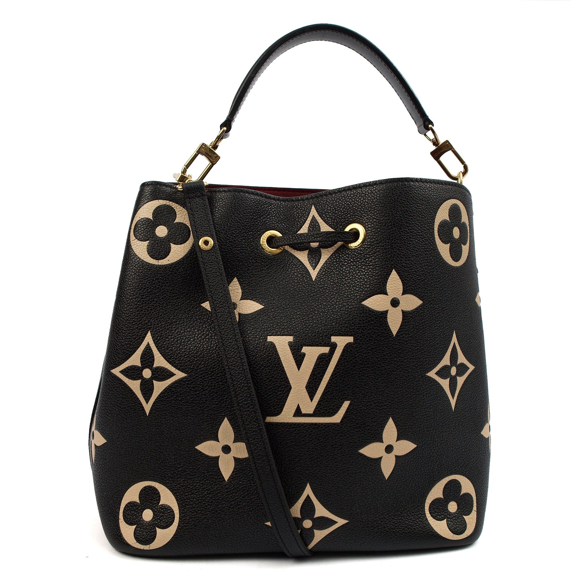 Louis Vuitton Tote NeoNoe in Monogram, Empreinte Leather — Top View