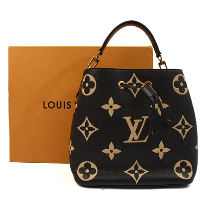 Louis Vuitton Tote NeoNoe in Monogram, Empreinte Leather — Side View