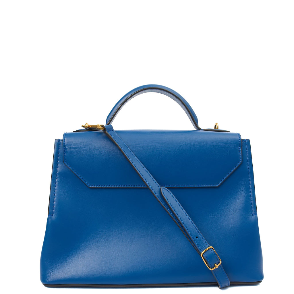 Mulberry Top Handle Seaton in Blue, Calfskin Leather — Alternate View 17