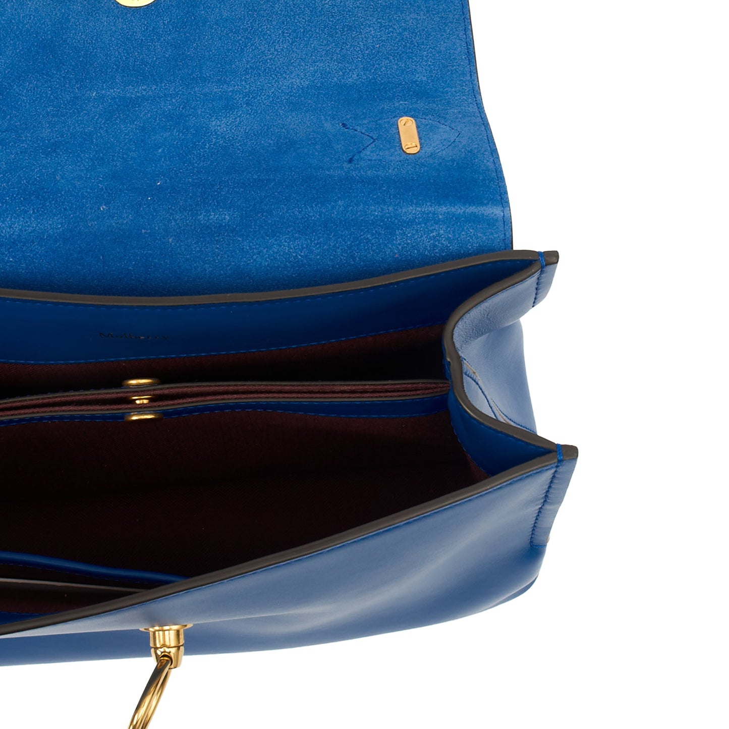 Mulberry Top Handle Seaton in Blue, Calfskin Leather — Alternate View 7
