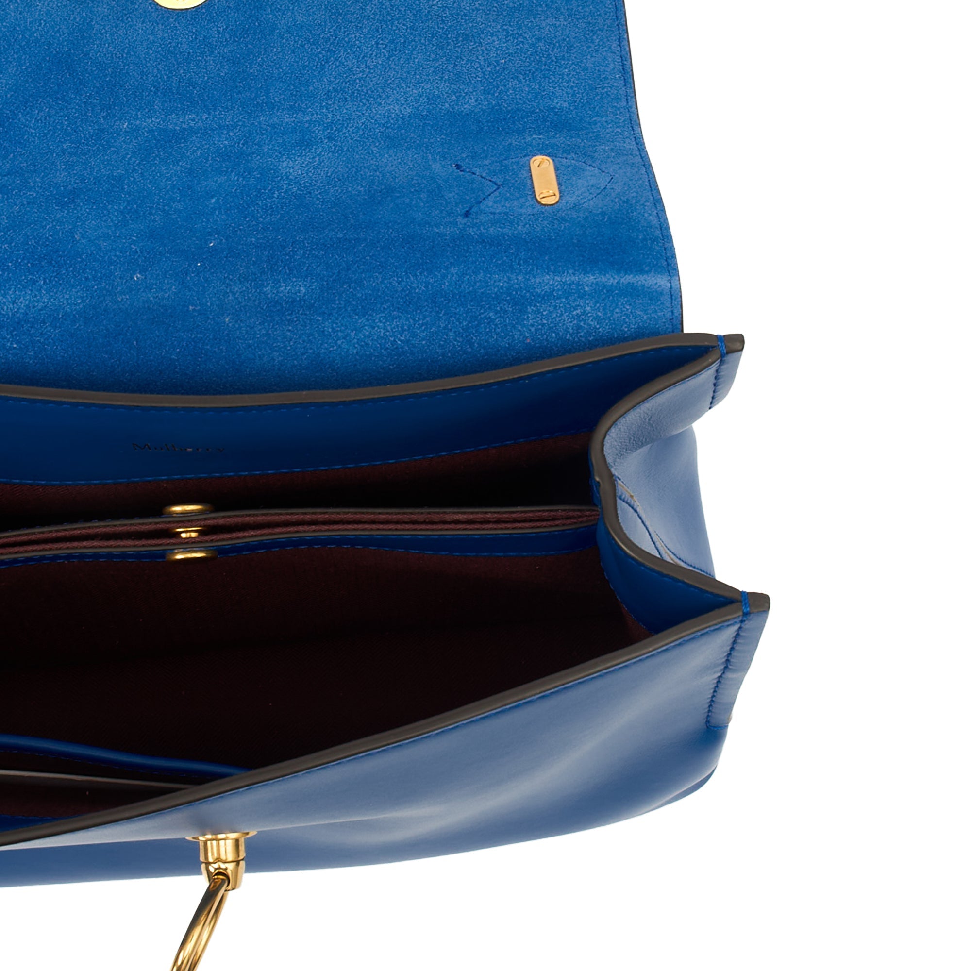 Mulberry Top Handle Seaton in Blue, Calfskin Leather — Alternate View 7