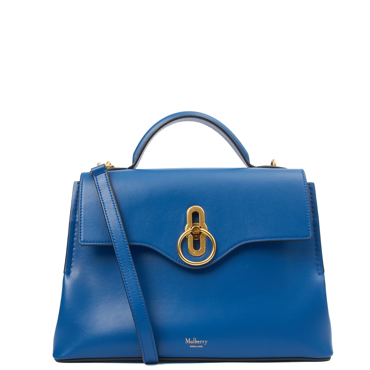 Mulberry Top Handle Seaton in Blue, Calfskin Leather — Alternate View 15