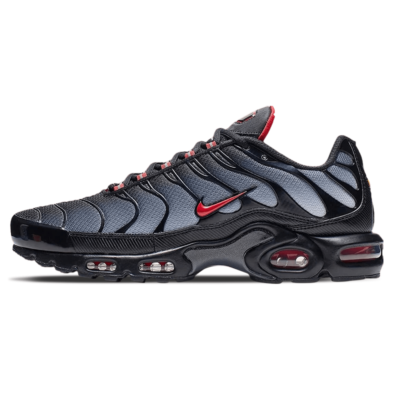 Nike Air Max Plus 'Black Gradient Red' — UK 3 | EU 35.5 | US 3.5 — Front View