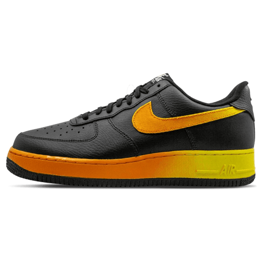 Nike Air Force 1 Low '07 LV8 'Black Orange Peel' — UK 3 | EU 35.5 | US 3.5 — Front View