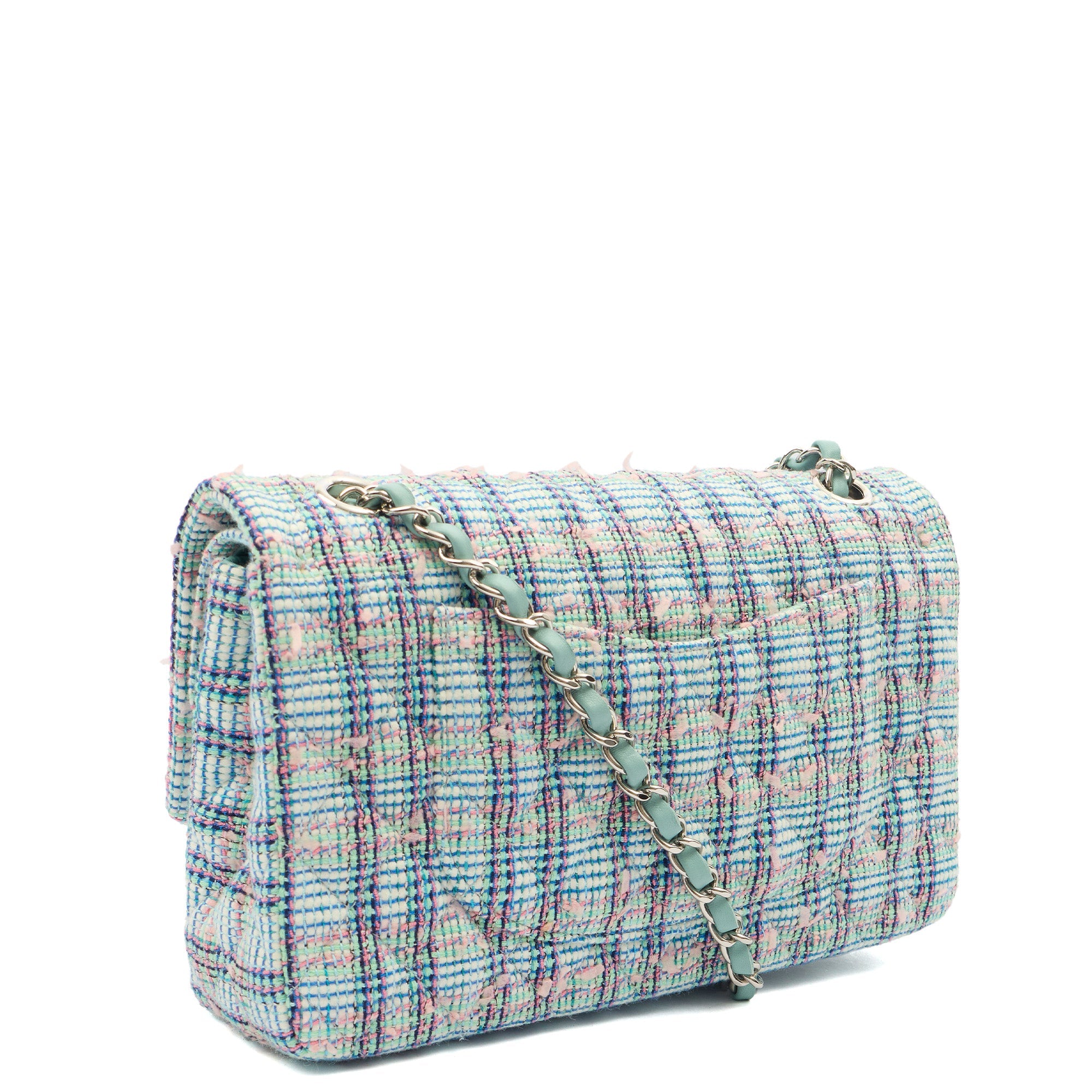 Chanel Shoulder Bag Classic Double Flap - Medium in invalid, Tweed — Alternate View 12