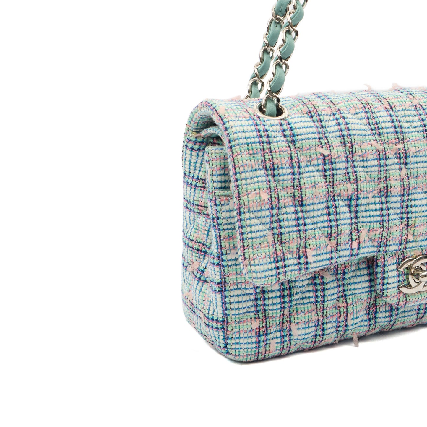 Chanel Shoulder Bag Classic Double Flap - Medium in invalid, Tweed — Alternate View 7