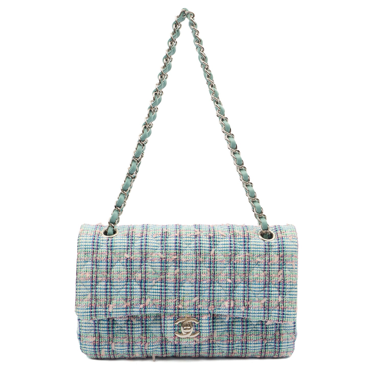 Chanel Shoulder Bag Classic Double Flap - Medium in invalid, Tweed — Alternate View 8