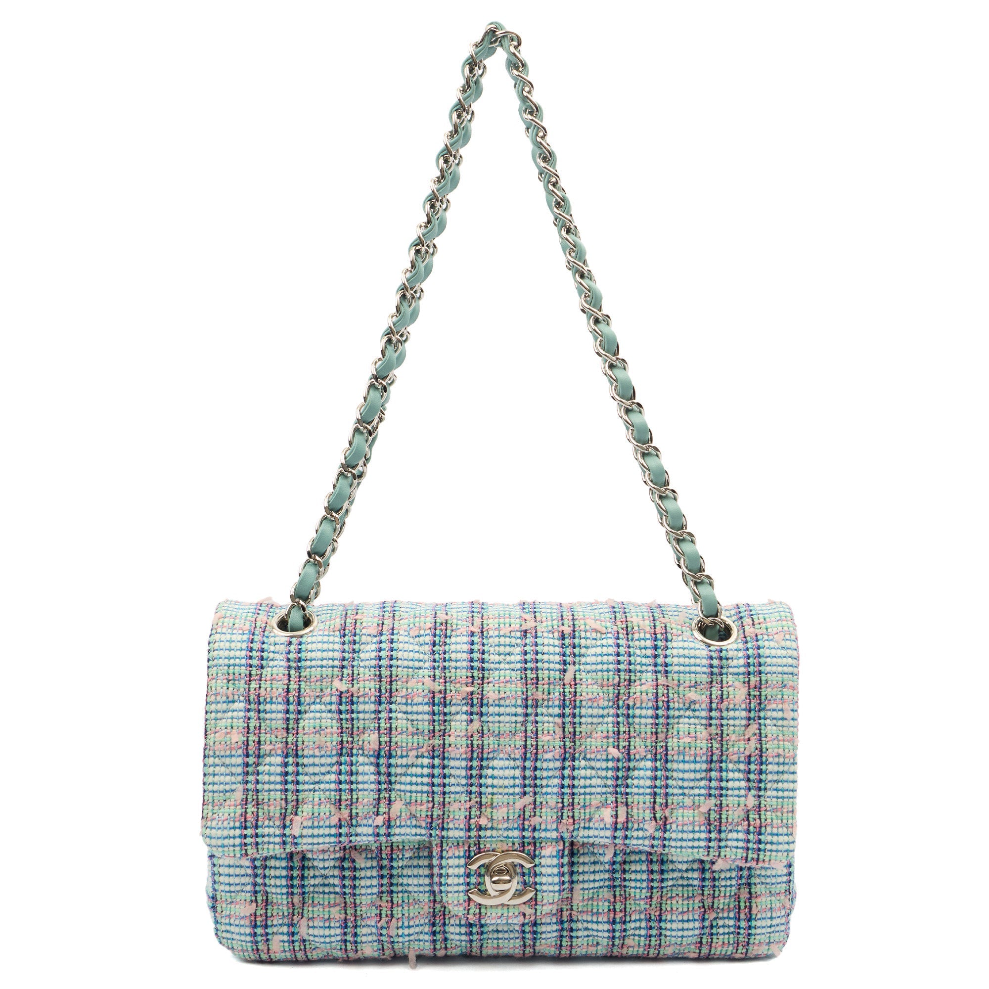 Chanel Shoulder Bag Classic Double Flap - Medium in invalid, Tweed — Alternate View 18
