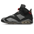 Air Jordan 6 Retro x Paris Saint-Germain 'Iron Grey' — UK 3 | EU 35.5 | US 3.5 — Front View