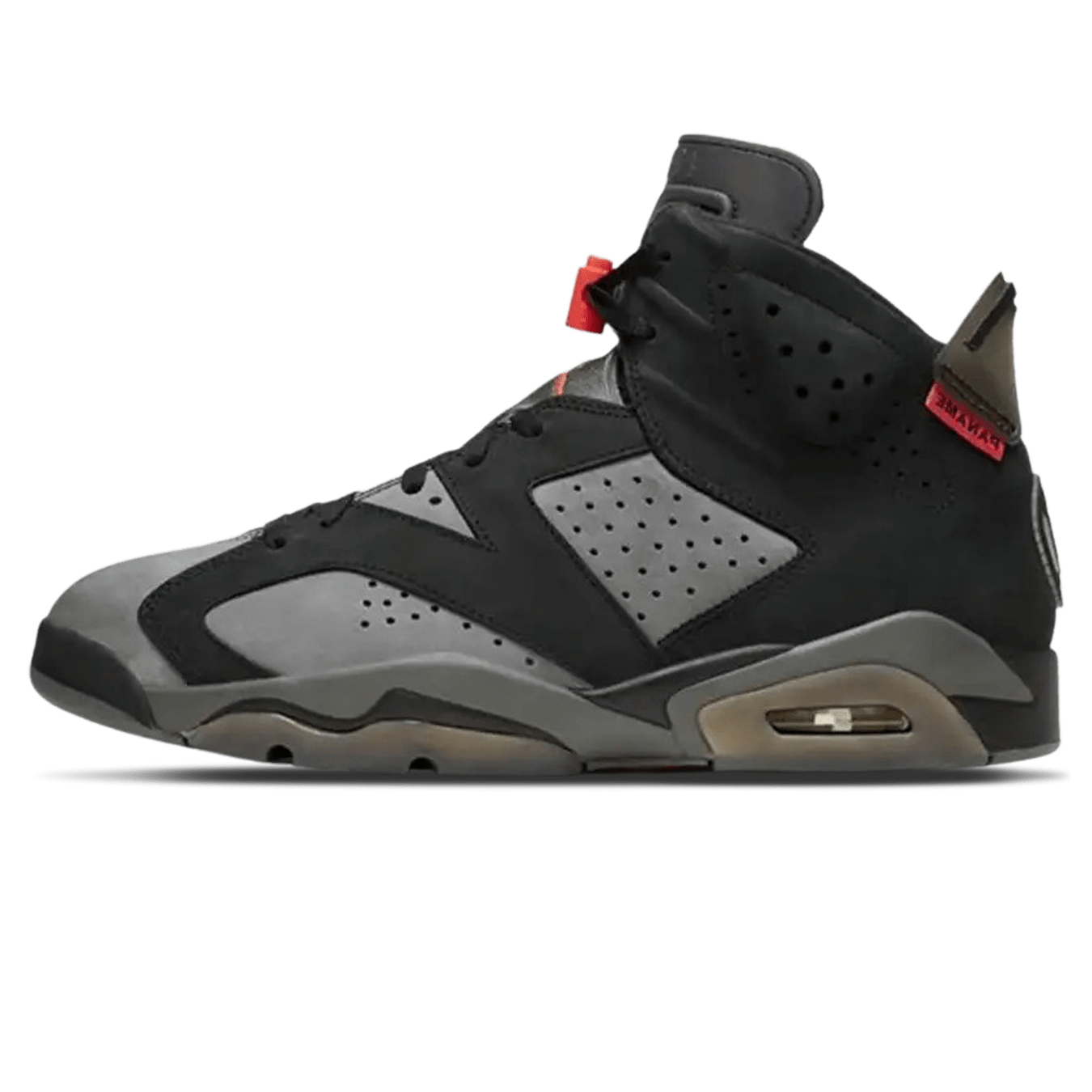 Air Jordan 6 Retro x Paris Saint-Germain 'Iron Grey' — UK 3 | EU 35.5 | US 3.5 — Front View