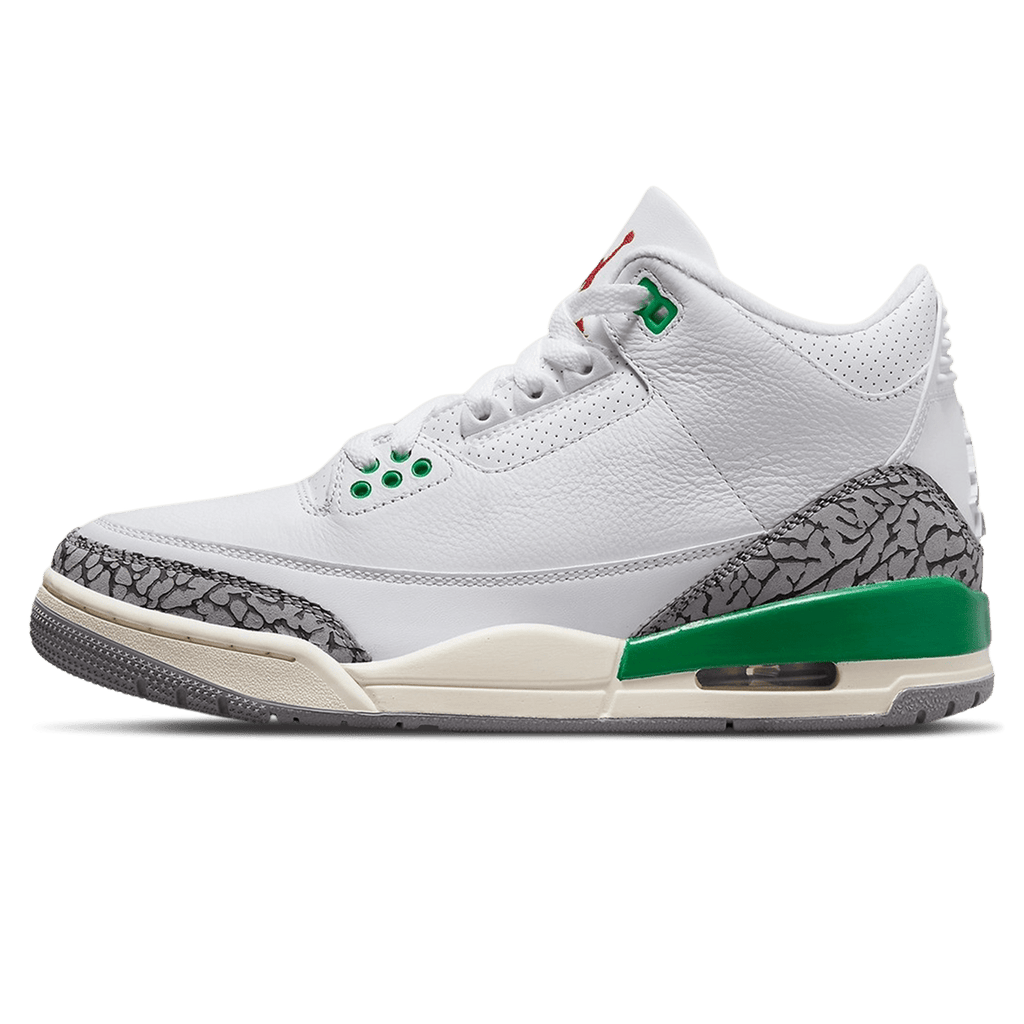 Air Jordan 3 Retro Wmns 'Lucky Green' — UK 2.5 | EU 35.5 | US 5 — Front View
