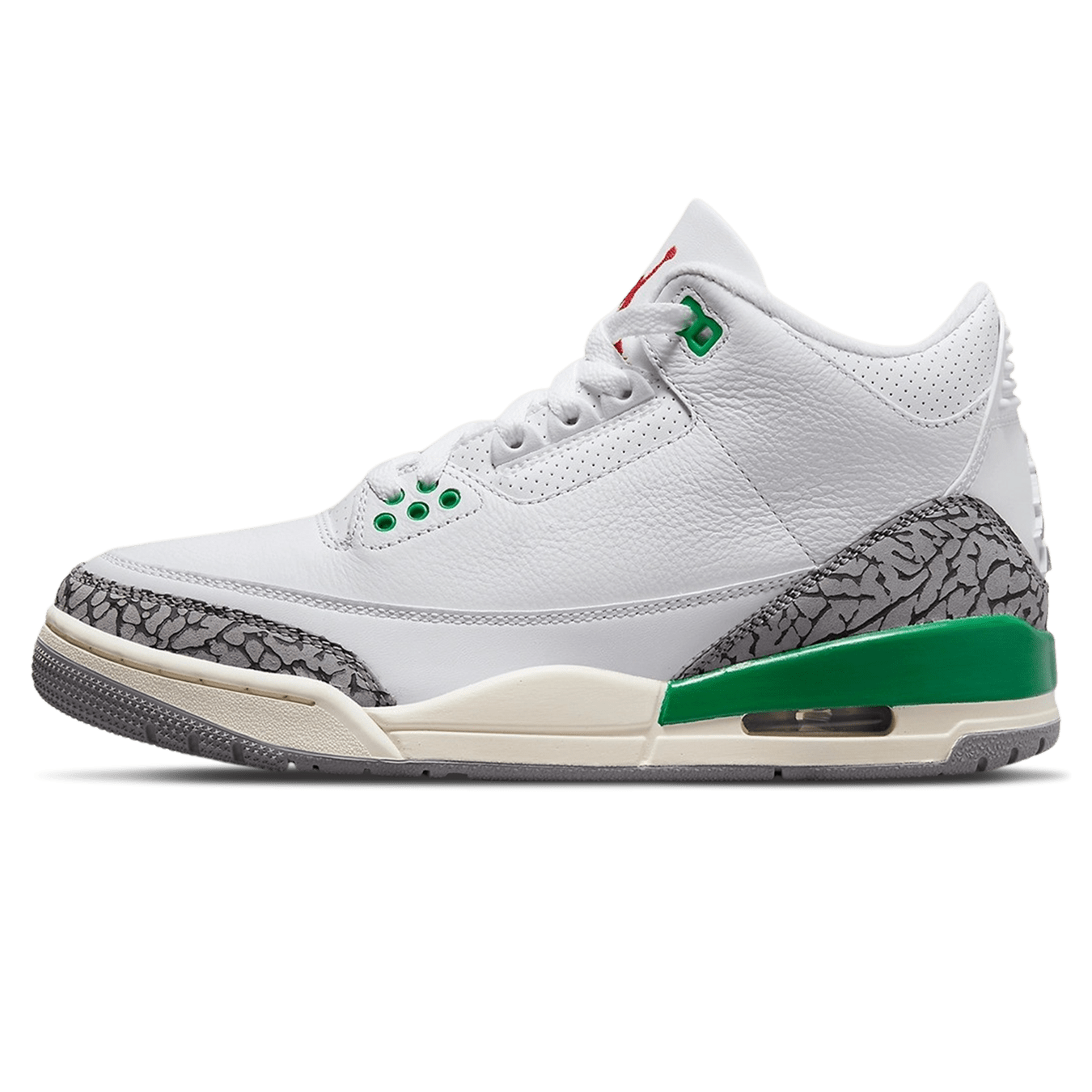 Air Jordan 3 Retro Wmns 'Lucky Green' — UK 2.5 | EU 35.5 | US 5 — Front View