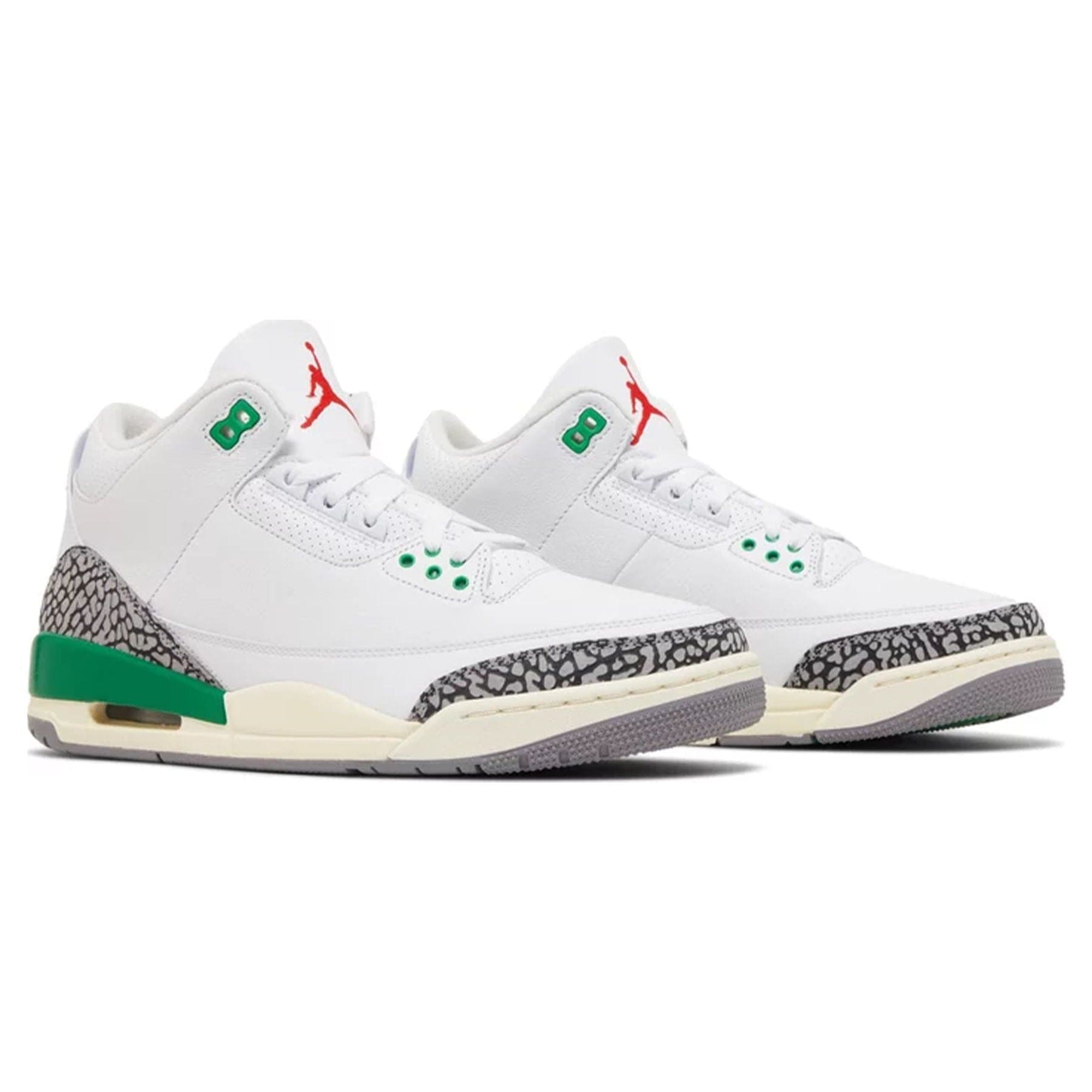 Air Jordan 3 Retro Wmns 'Lucky Green' — UK 2.5 | EU 35.5 | US 5 — Back View