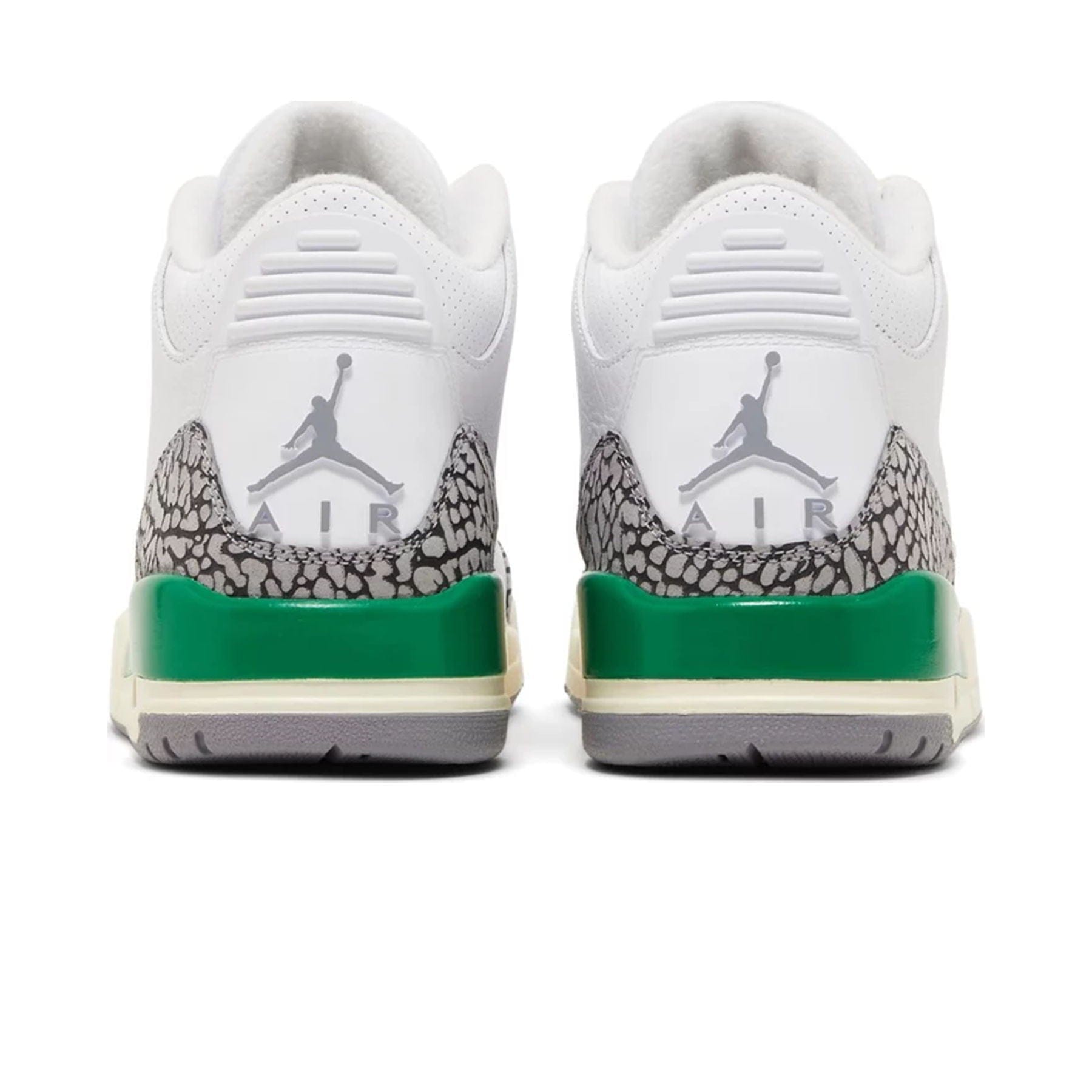 Air Jordan 3 Retro Wmns 'Lucky Green' — UK 2.5 | EU 35.5 | US 5 — Top View