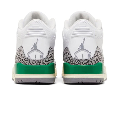 Air Jordan 3 Retro Wmns 'Lucky Green' — UK 2.5 | EU 35.5 | US 5 — Top View
