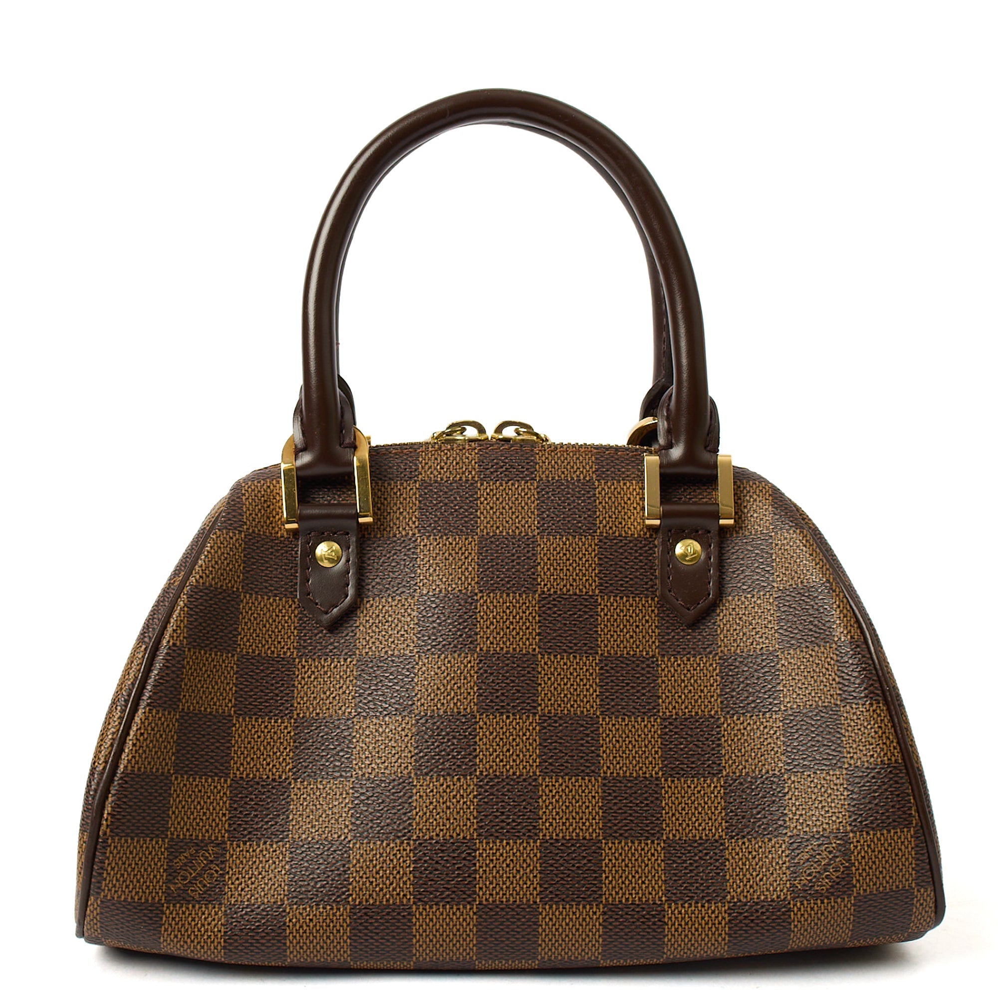 Louis Vuitton Mini Bag Riviera in Damier, Canvas — Top View