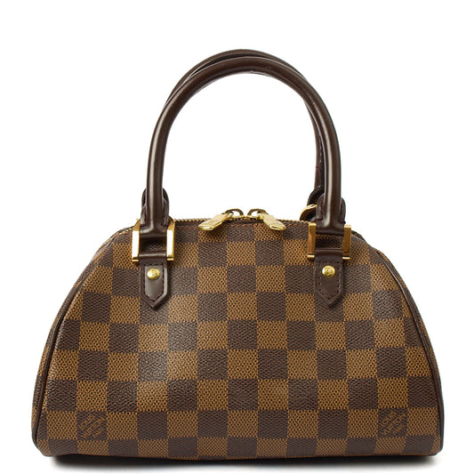 Louis Vuitton Mini Bag Riviera in Damier, Canvas — Front View