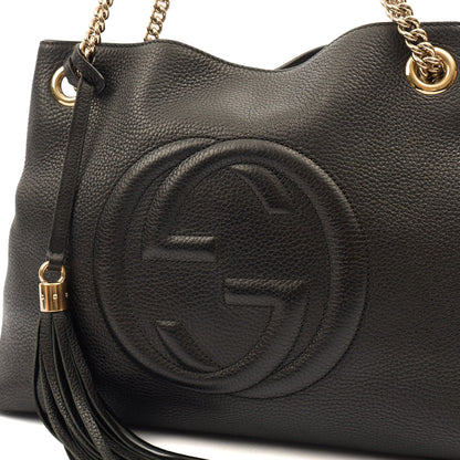 Gucci Shoulder Bag Soho Chain Shoulder Bag in Black, Leather — Alternate View 12