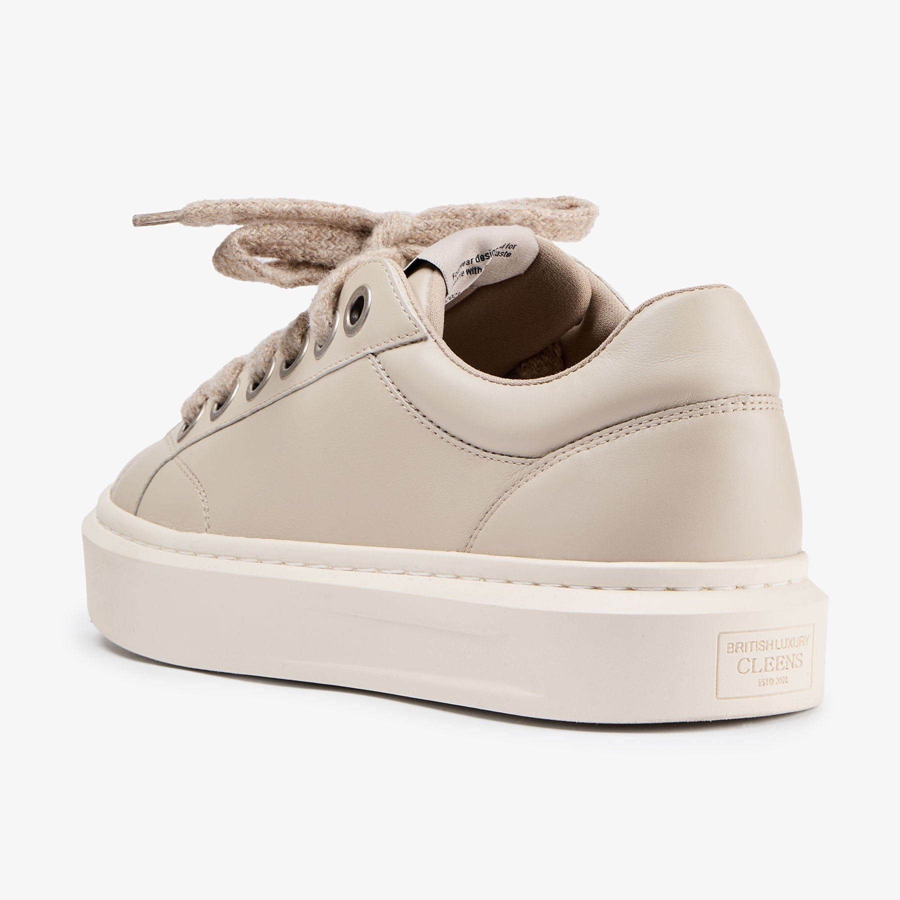 Cleens Ace 'Crème' — UK 3 | EU 37 | US 4 — Lifestyle View